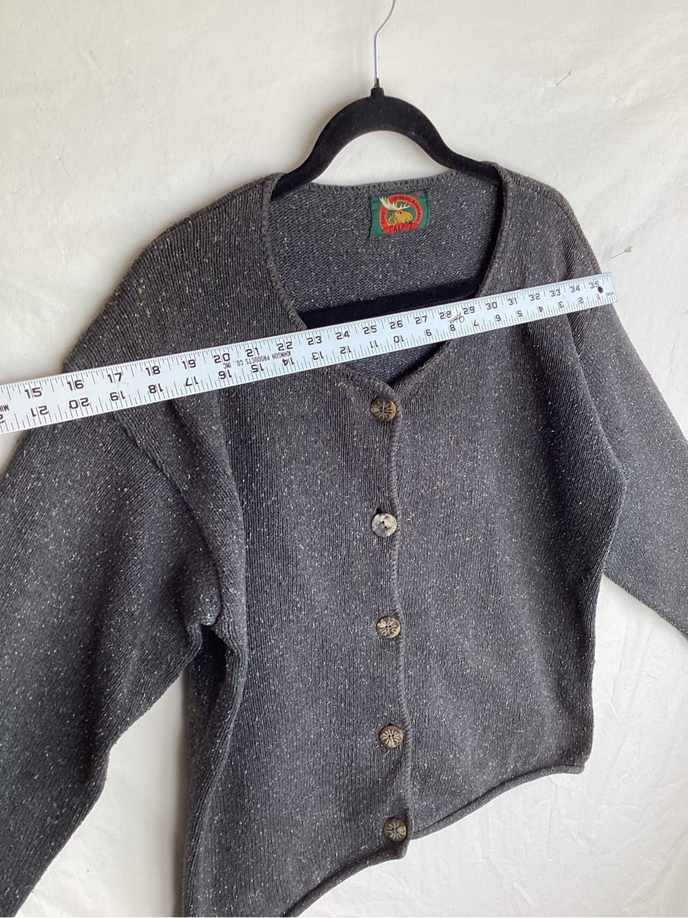 Vintage Alps Apparel Women’s Button Down Sweater cardigan made in USA - Picture 9 of 13